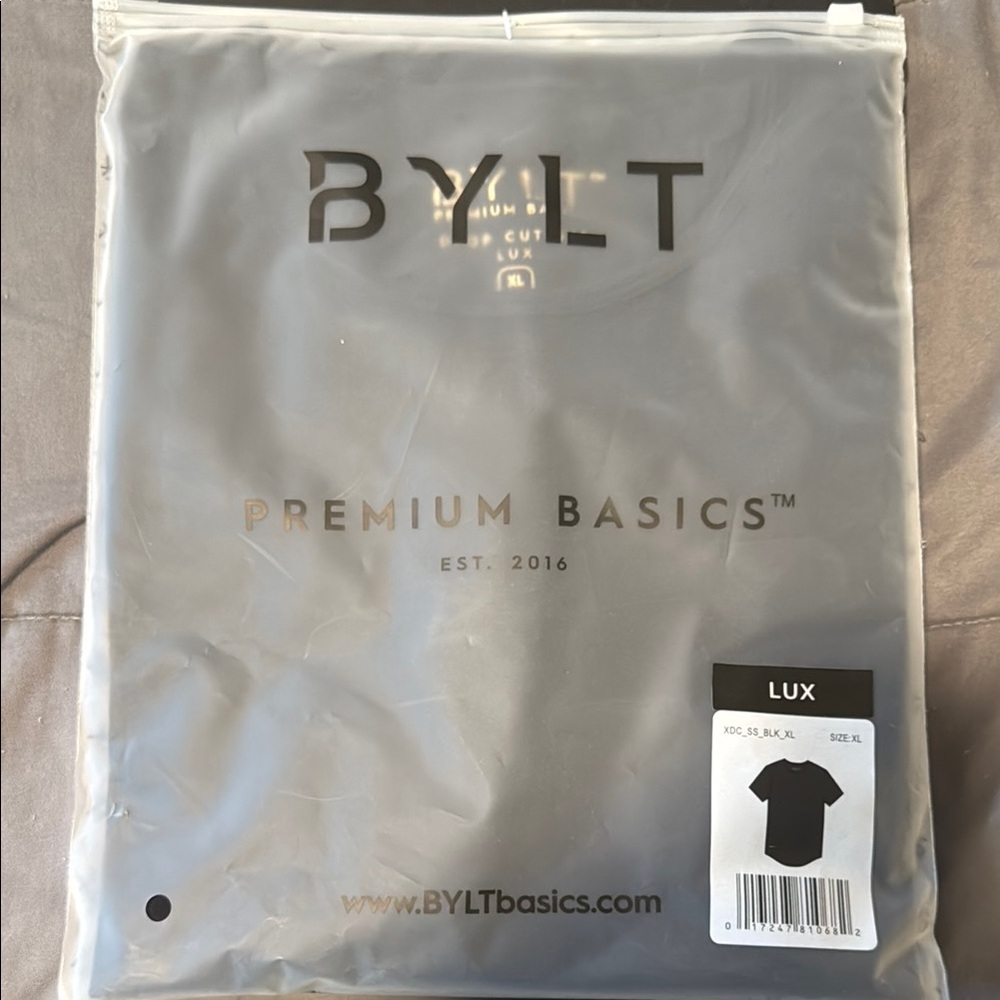 BYLT Basics Lux Short Sleeve Tee - Black